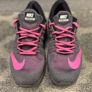 Women Women’s Nike Air Max 2016 Size 10 Pink Grey PreOwned Authentic